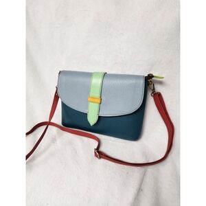 SORUKA Multi-color UNIQUE LEATHER Crossbody BAG ADJUSTABLE Strap Purse